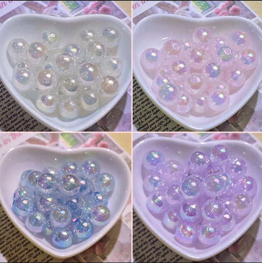 【Ｂ051】　七星ファンタジーカラーナイトグロービーズ DIY-16mm