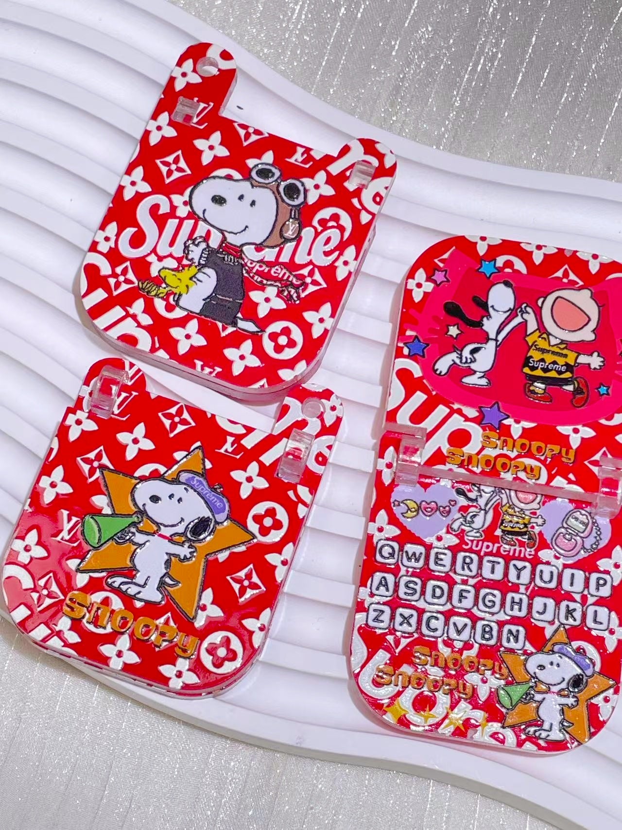 【D001】スマートフォン風パーツ｜かわいいサイズ｜ハンドメイドにぴったり